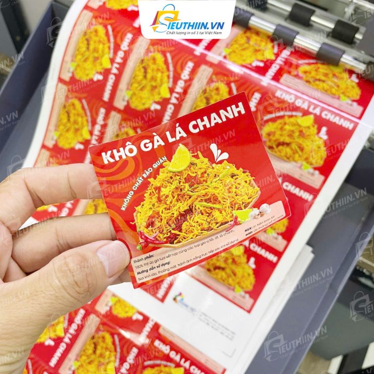 Tem nhãn thực phẩm