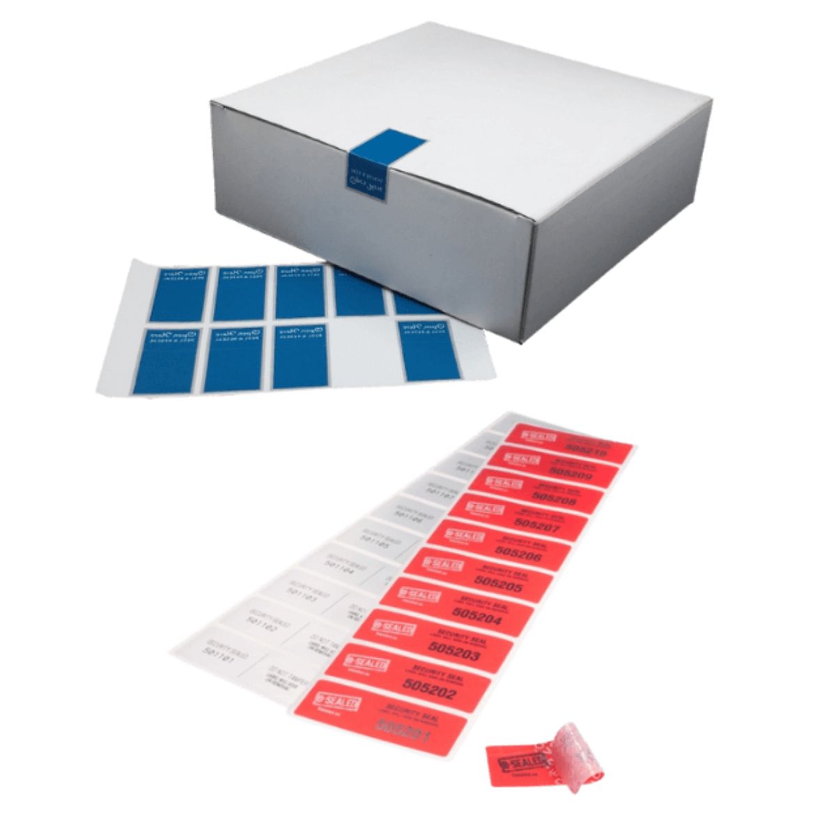 Phân loại tem niêm phong theo chất liệu