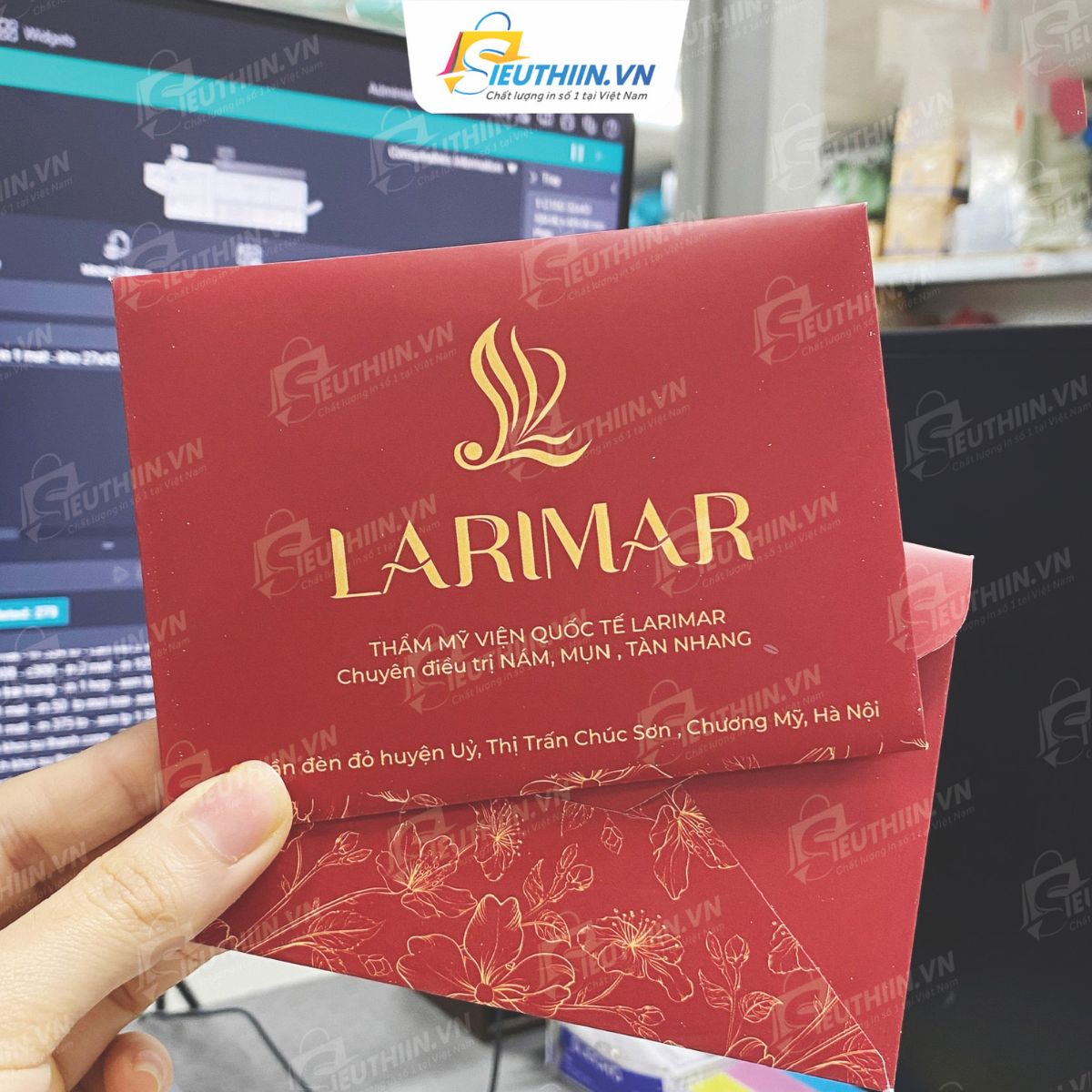 Decal giấy hoa văn