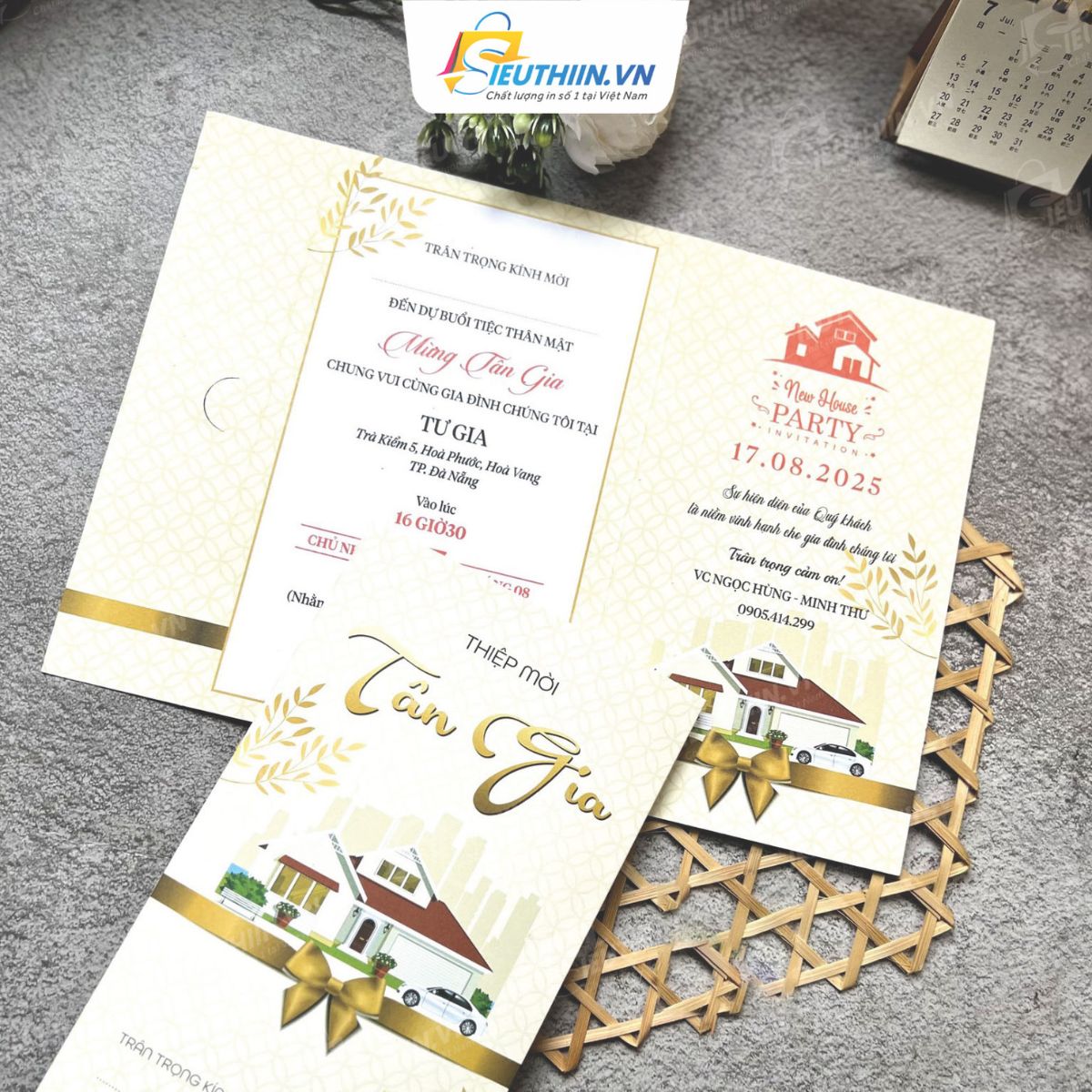 Cách lựa chọn decal giấy phù hợp cho thiệp mời