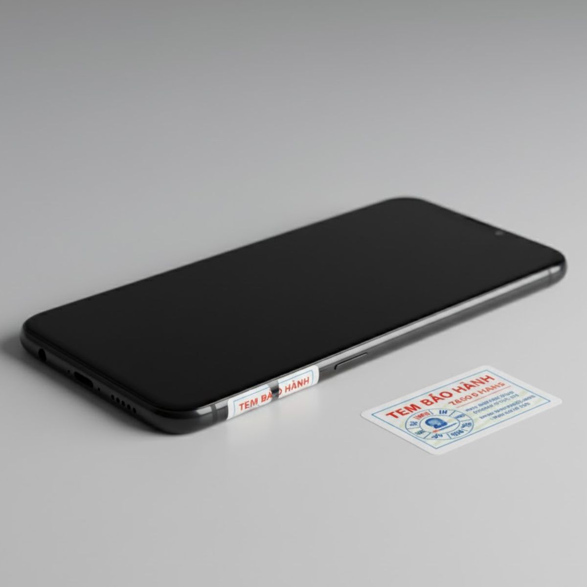 Dán decal bảo hành