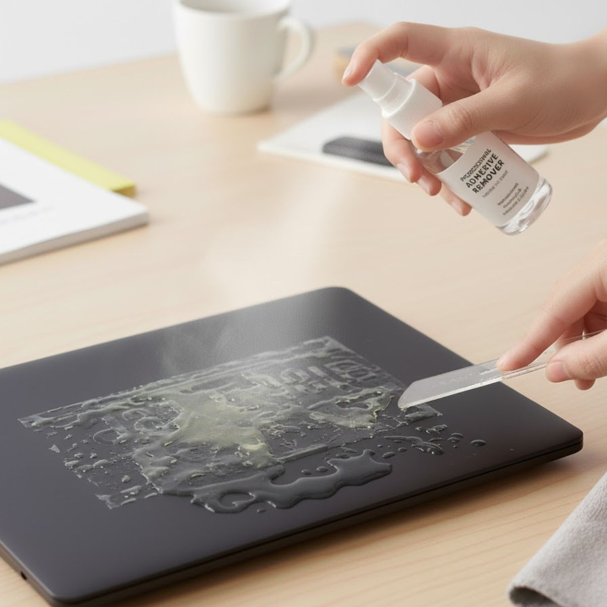 Sử dụng dung dịch tẩy rửa chuyên dụng