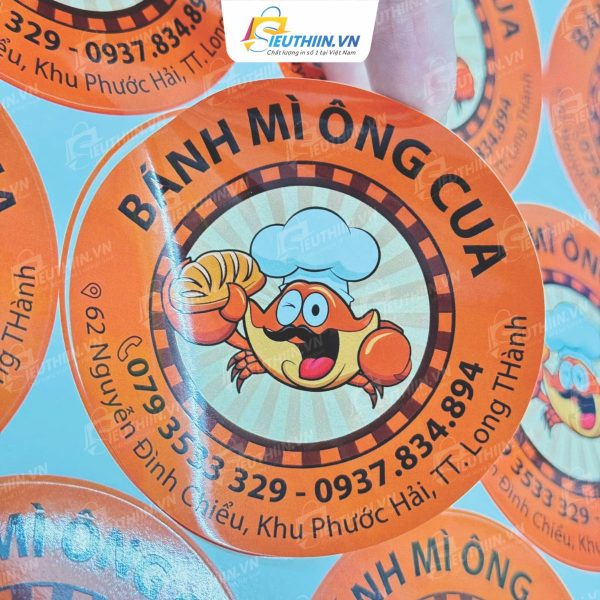 Một số lưu ý quan trọng khi in tem decal UV