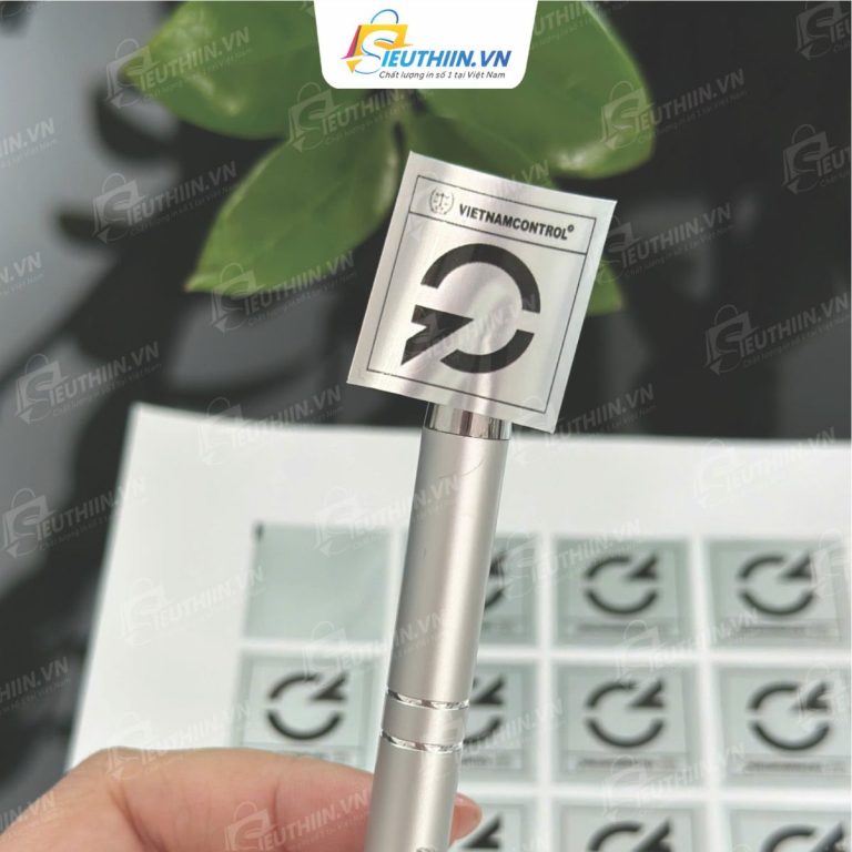 Quá trình in decal xi bạc đạt chuẩn chất lượng