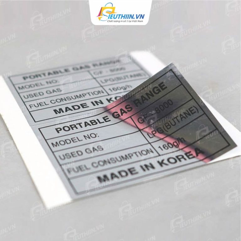 Tổng quan về in decal xi bạc