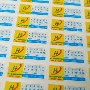 Quy trình in tem bảo hành