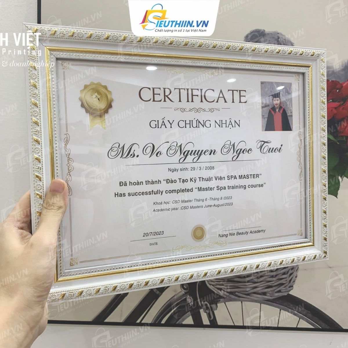 Giấy chứng nhận đào tạo nghề