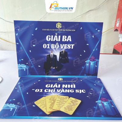 Bảng trao giải ba