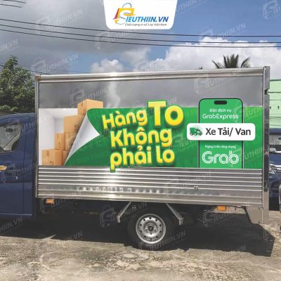 Decal khổ lớn dán xe tải