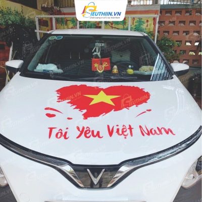 Decal tôi yêu Việt Nam