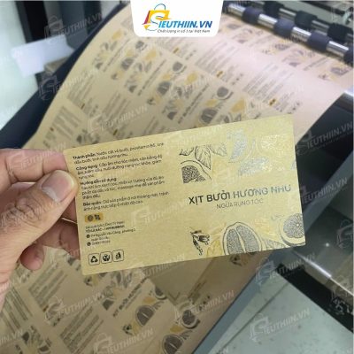 Mẫu tem nhãn decal Kraft đẹp - 11