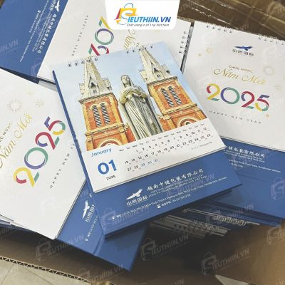 Lịch để bàn chủ đề phong cảnh