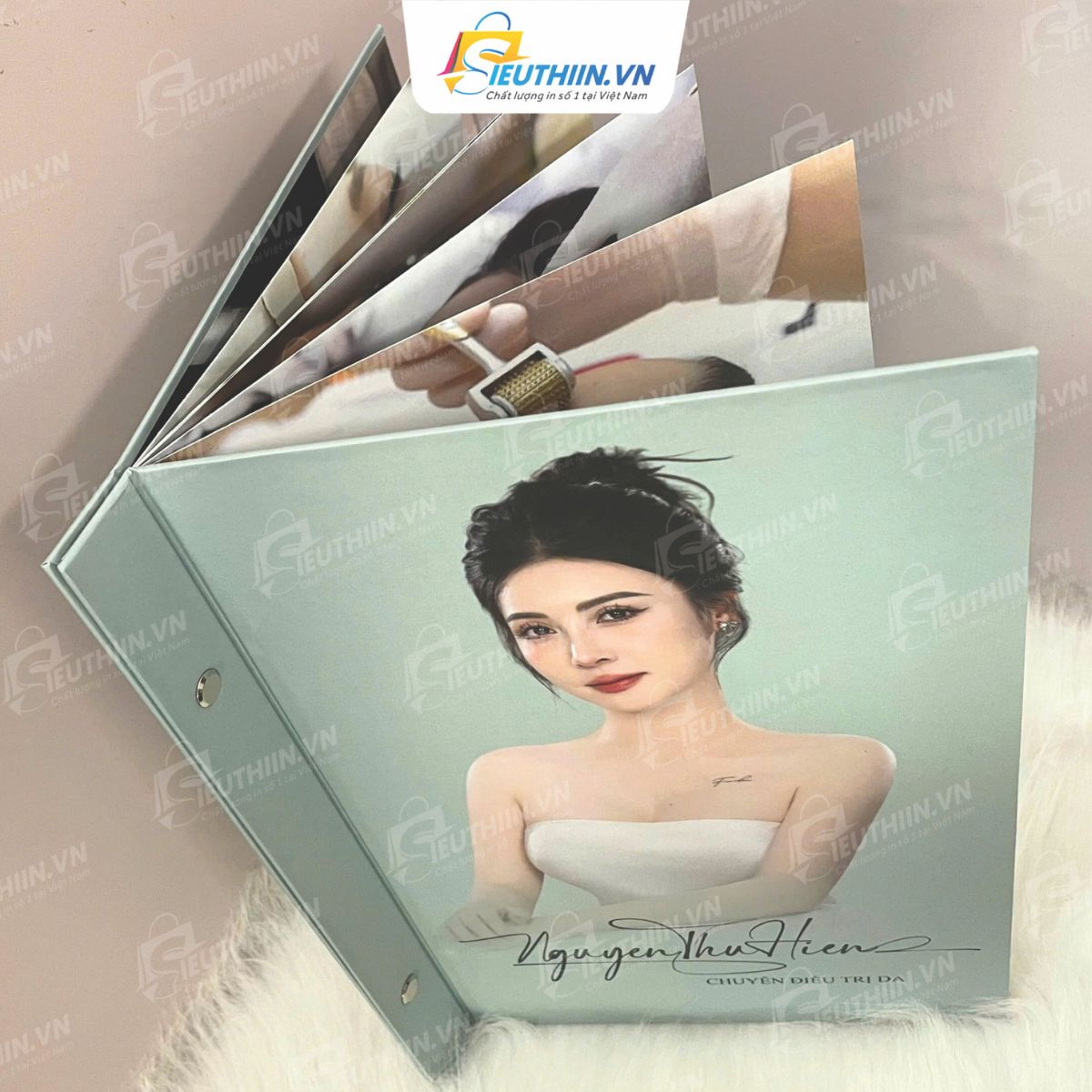 Menu dạng cuốn có nhiều tờ