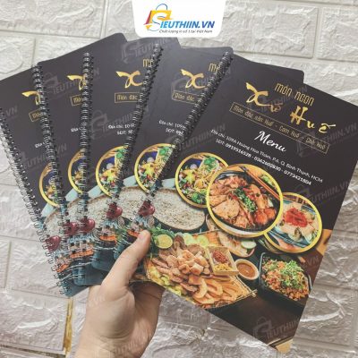Mẫu menu nhựa đẹp - 10