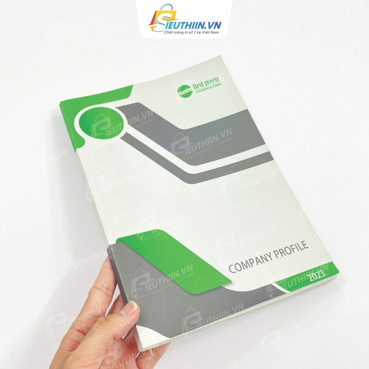 Mẫu hồ sơ năng lực xanh và xám