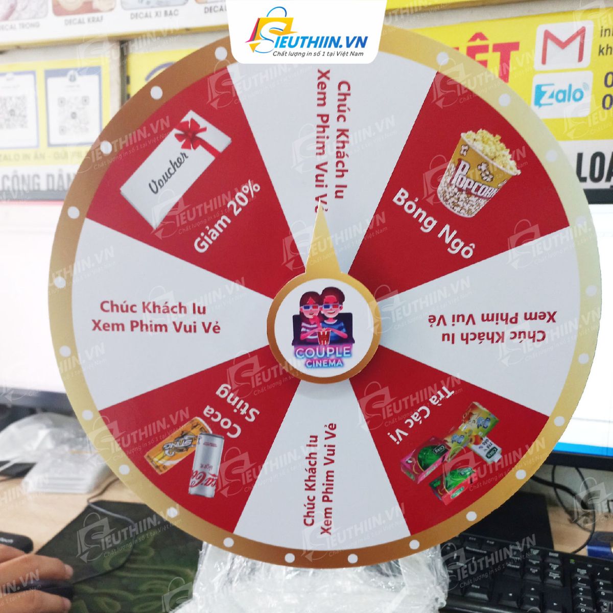 Vòng quay may mắn - Mẫu 5