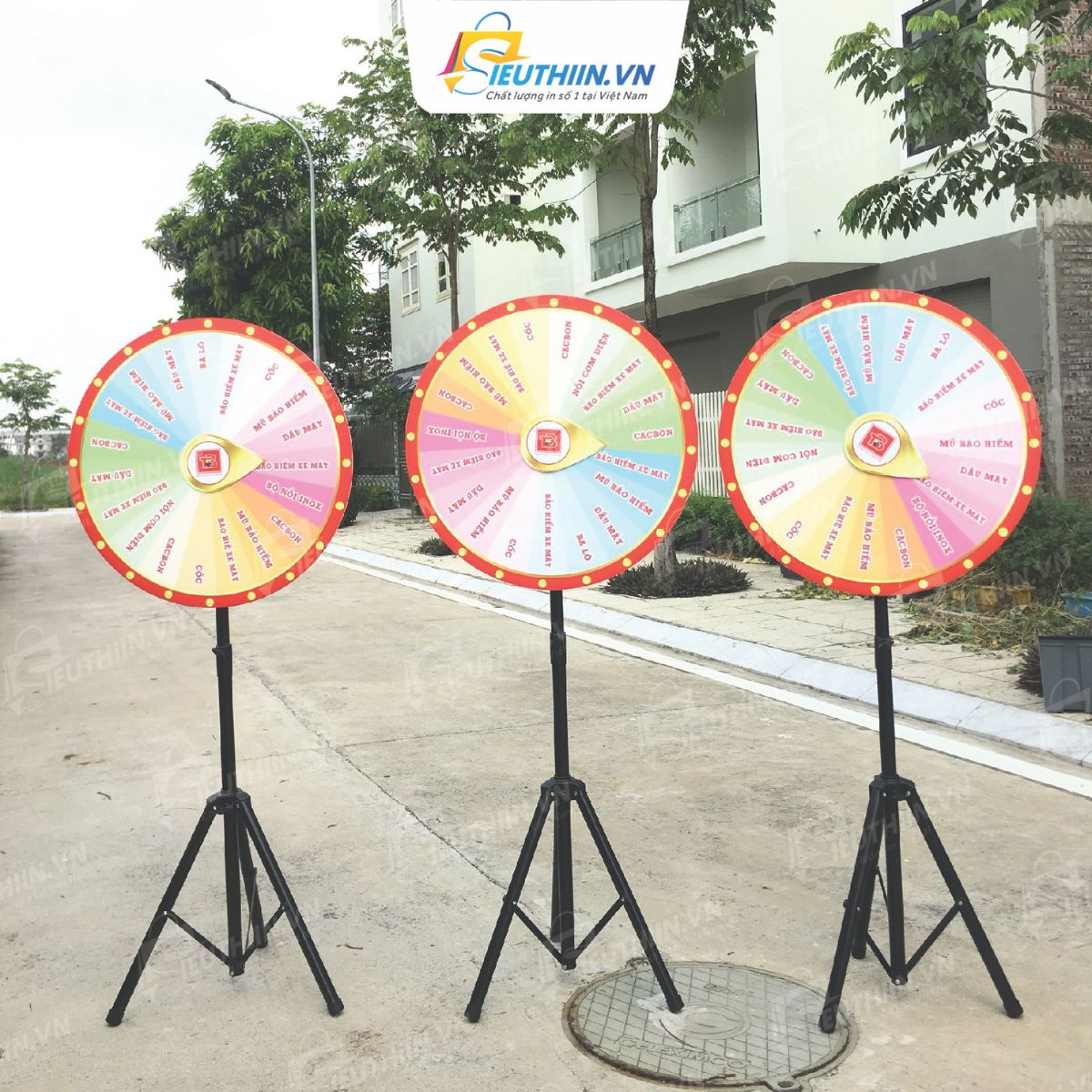 In vòng quay trúng thưởng