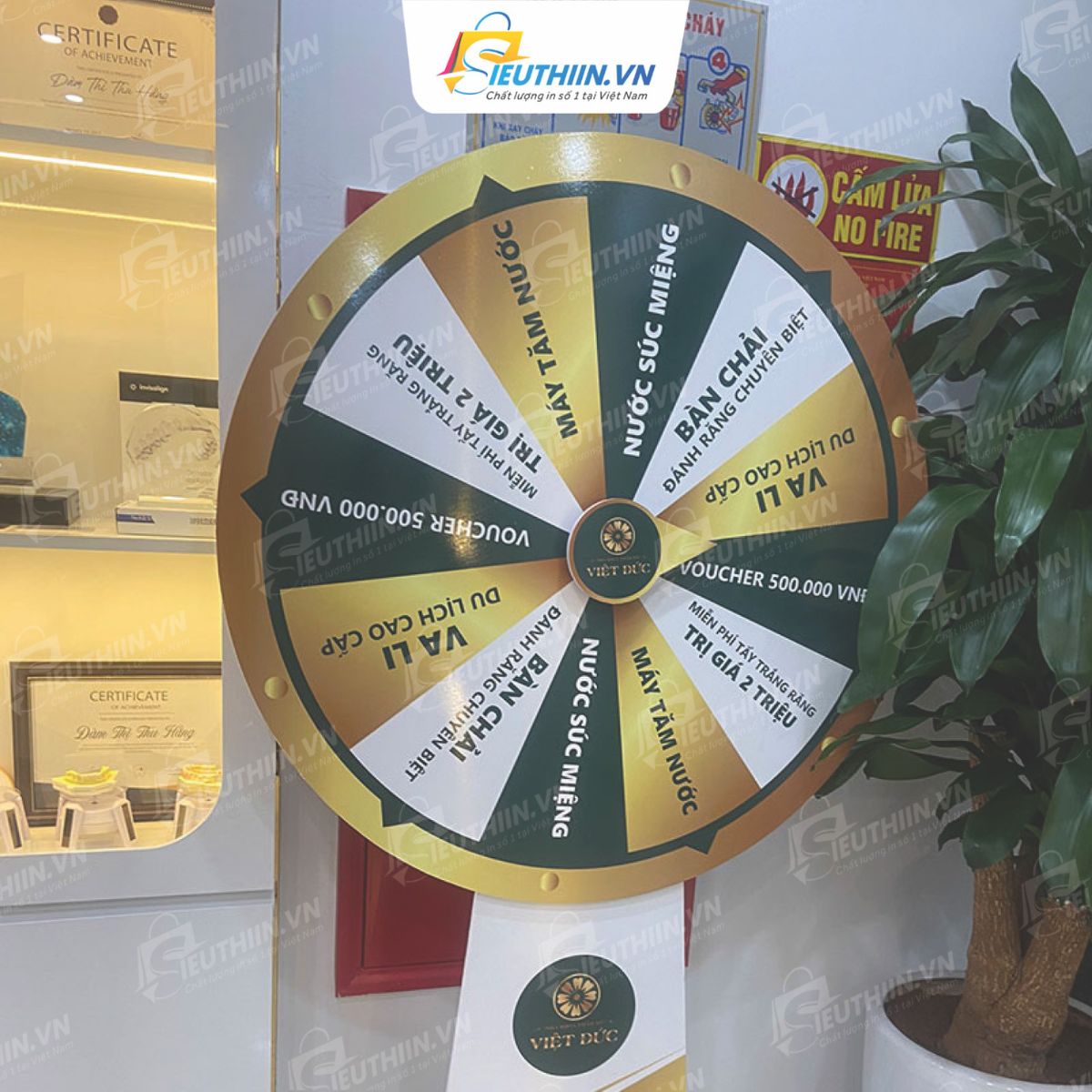 Vòng quay may mắn - Mẫu 8