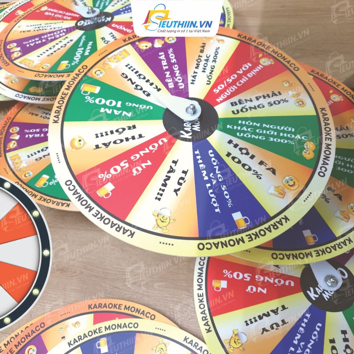 Vòng quay may mắn - Mẫu 2