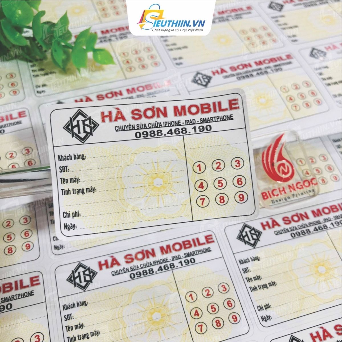 Decal bảo hành điện thoại