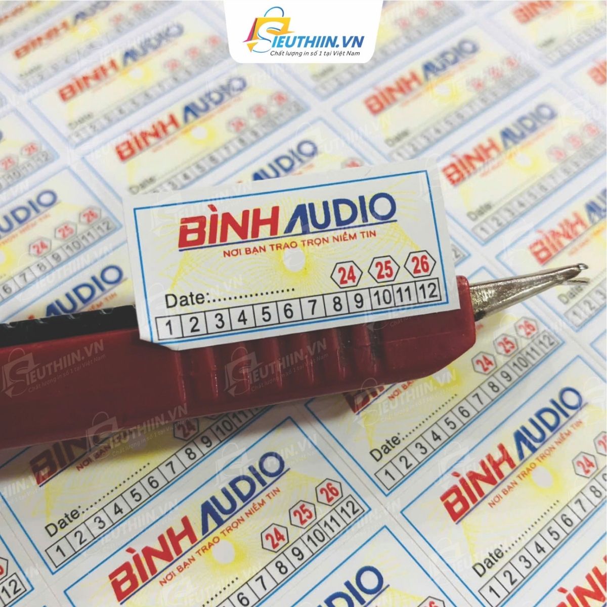 Tem bảo hành đẹp