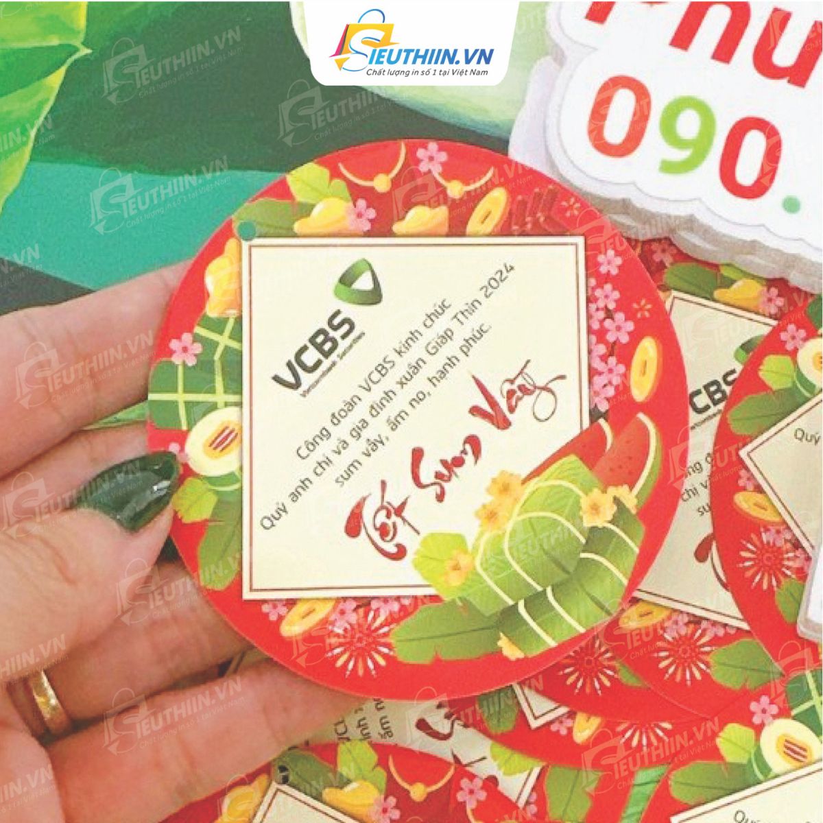 Mẫu tem nhãn dán quà tết đẹp - Hình 3