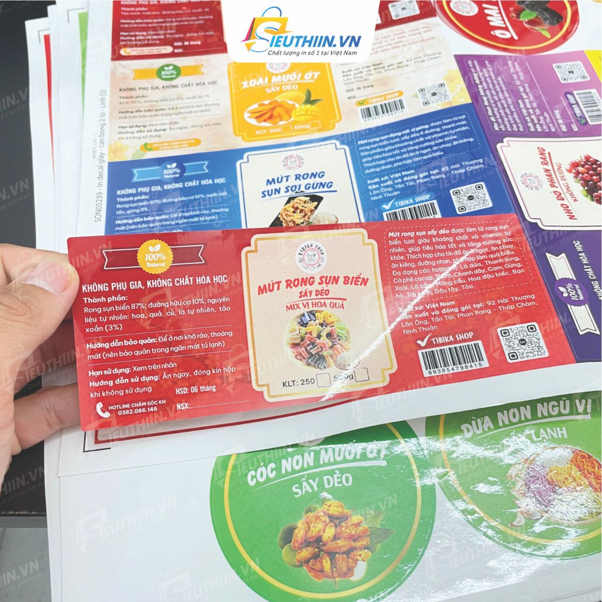 Mẫu tem nhãn dán quà tết đẹp - Hình 19