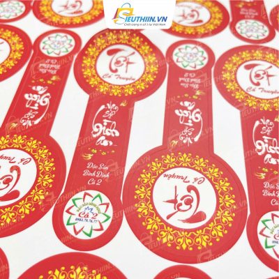 Mẫu tem nhãn dán quà tết đẹp - Hình 15