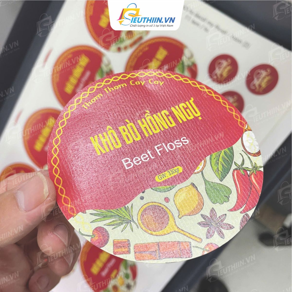 Mẫu tem nhãn dán quà tết đẹp - Hình 4