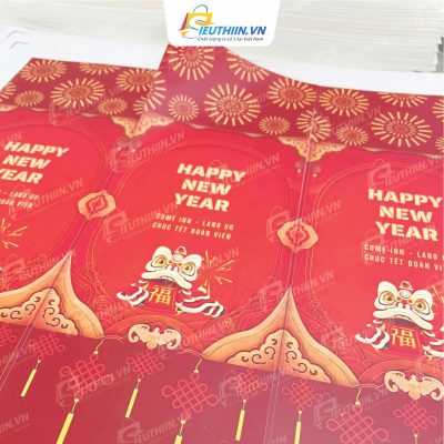 Mẫu tem nhãn dán quà tết đẹp - Hình 35