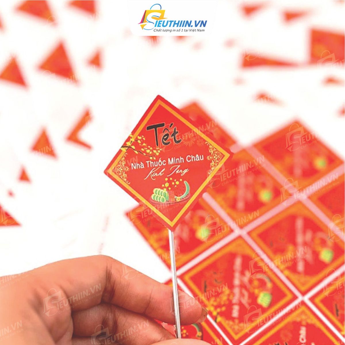 Mẫu tem nhãn dán quà tết đẹp - Hình 31