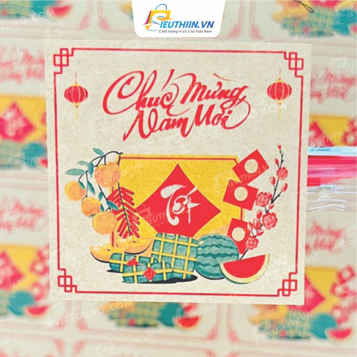 Mẫu tem nhãn dán quà tết đẹp - Hình 6