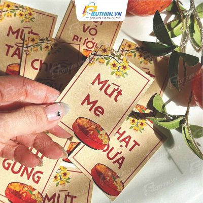 Mẫu tem nhãn dán quà tết đẹp - Hình 24