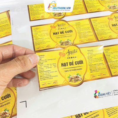 Mẫu tem nhãn dán quà tết đẹp - Hình 37