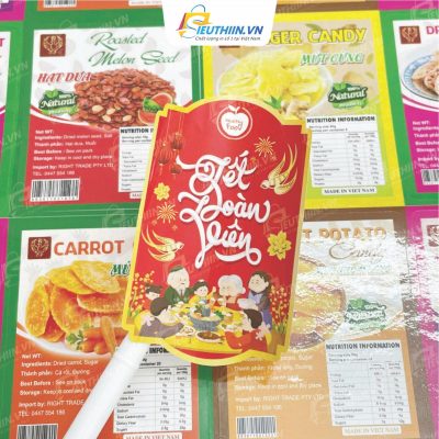 Mẫu tem nhãn dán quà tết đẹp - Hình 33