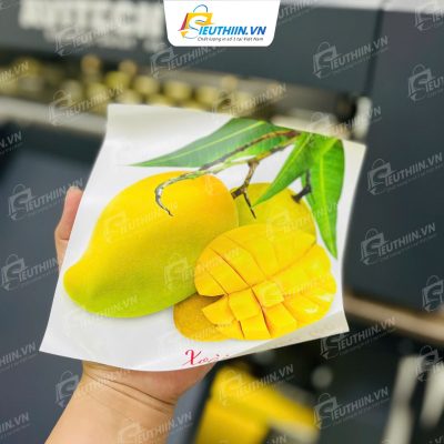 In tem dán trái cây