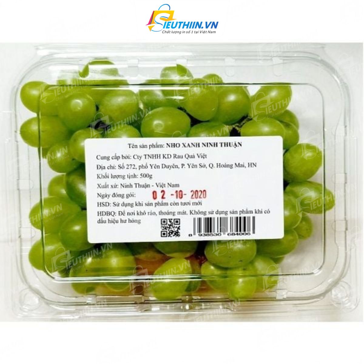 Tem dán táo có mã vạch