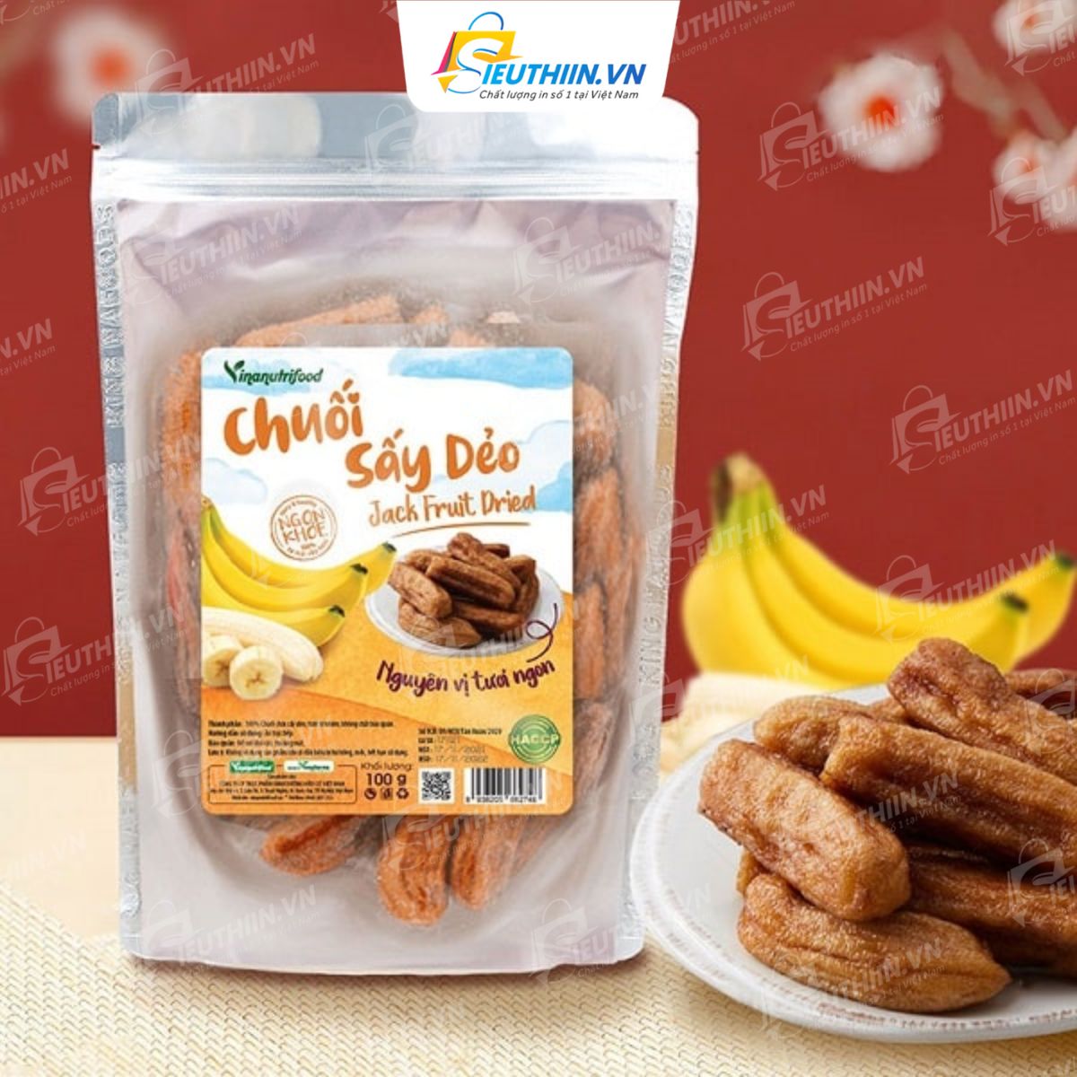 Tem nhãn chuối sấy chuyên nghiệp - 06