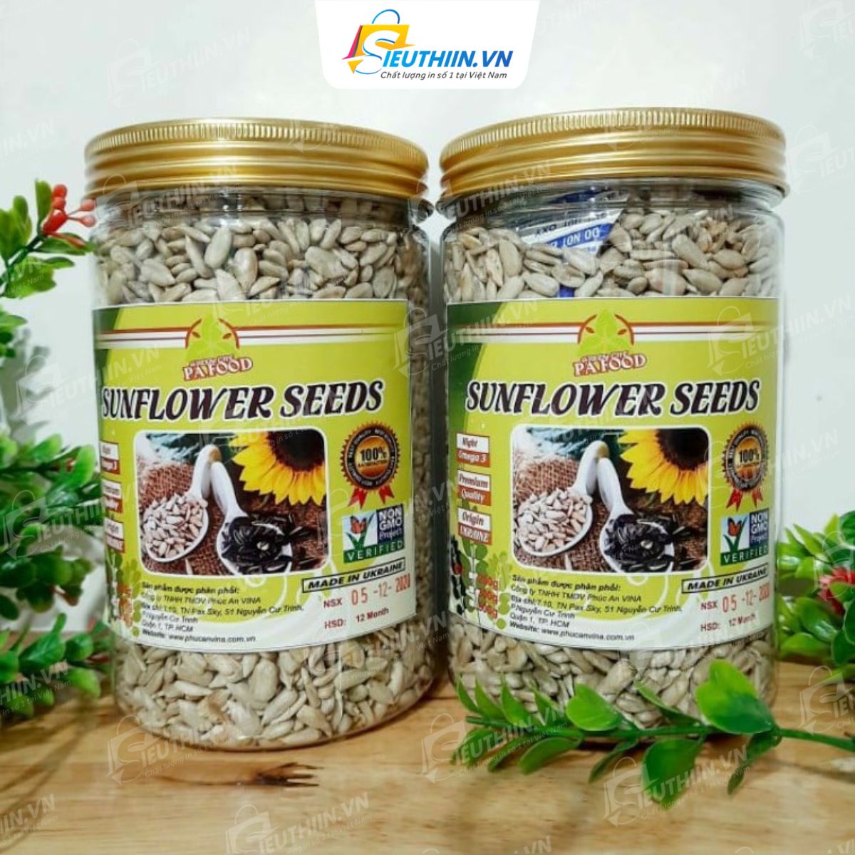 Tại sao cần đầu tư tem nhãn cho bao bì hạt hướng dương