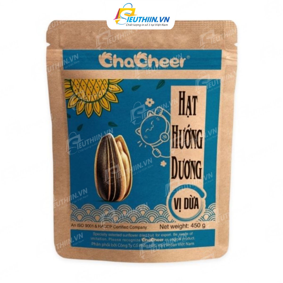 Mẫu tem nhãn hạt hướng dương - 20