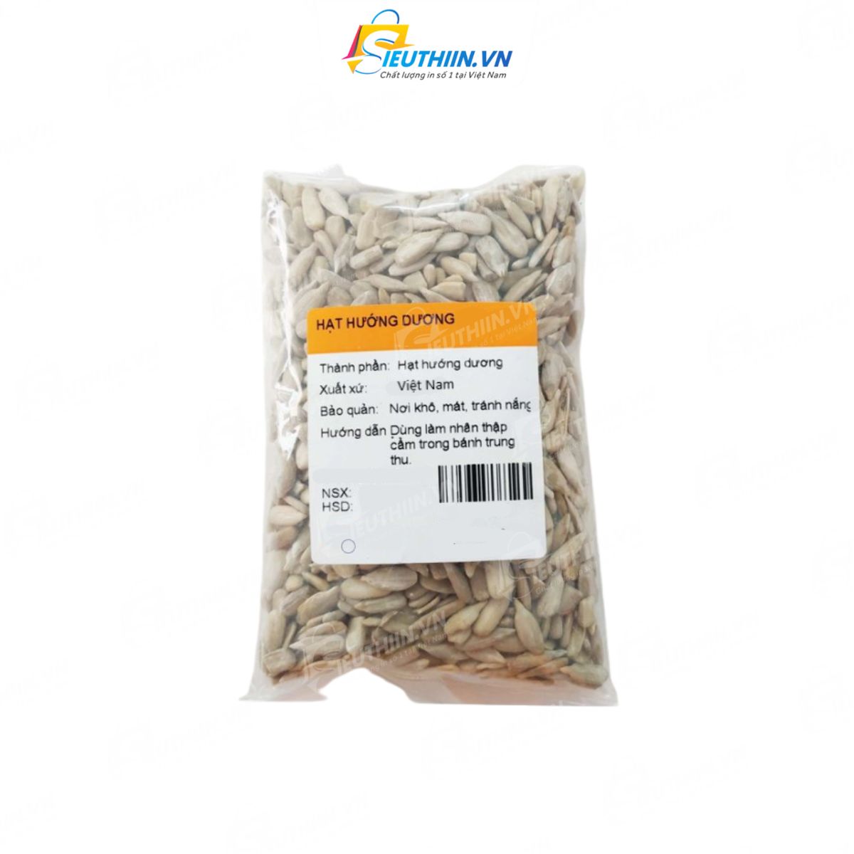 Mẫu tem nhãn hạt hướng dương - 9