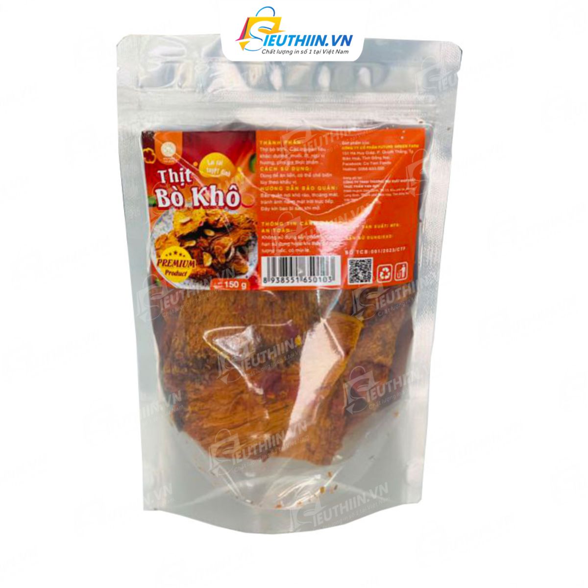 Tem nhãn khô bò giá rẻ