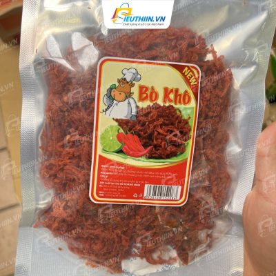 Tem nhãn bò khô đẹp