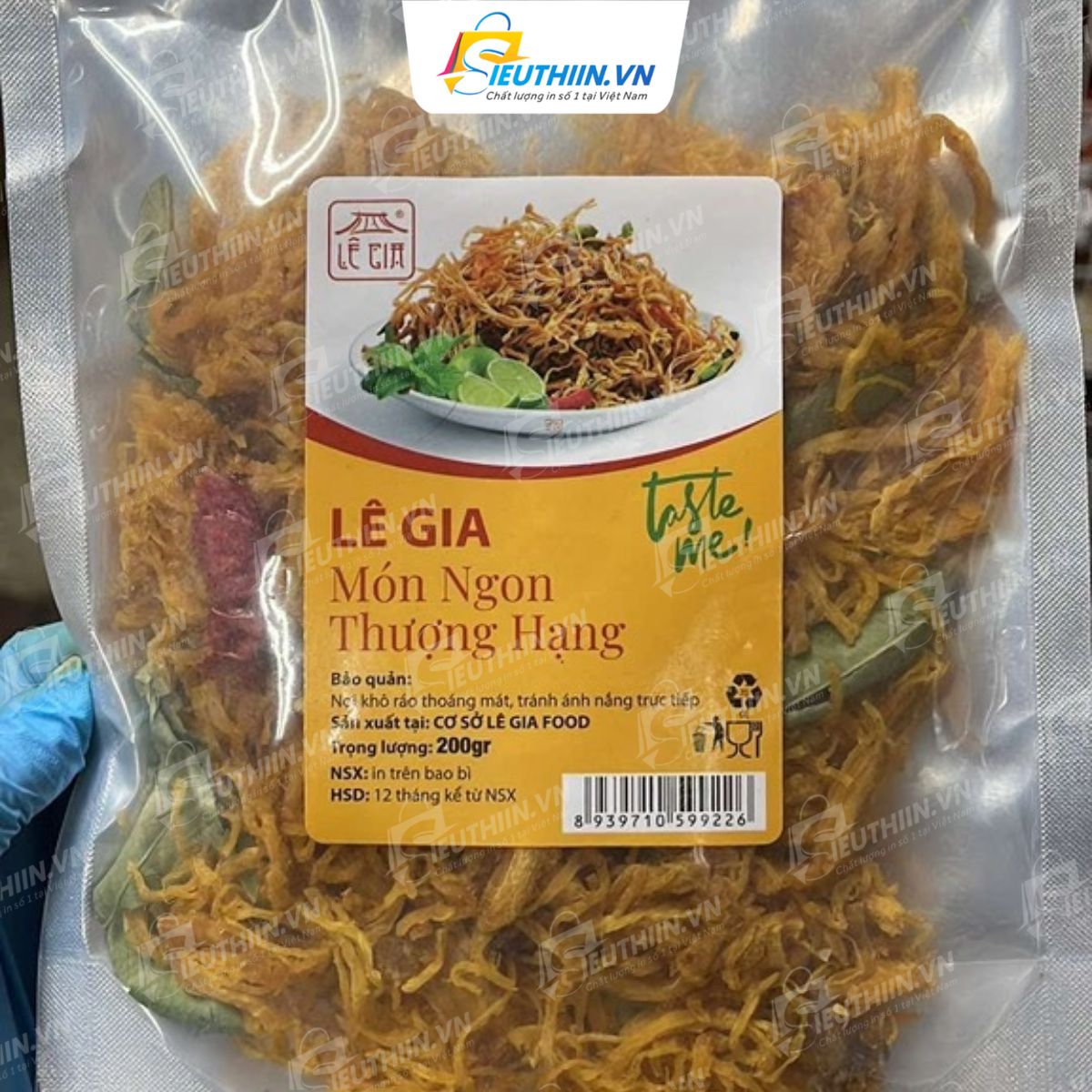 Tem nhãn khô gà đẹp, ấn tượng - 16