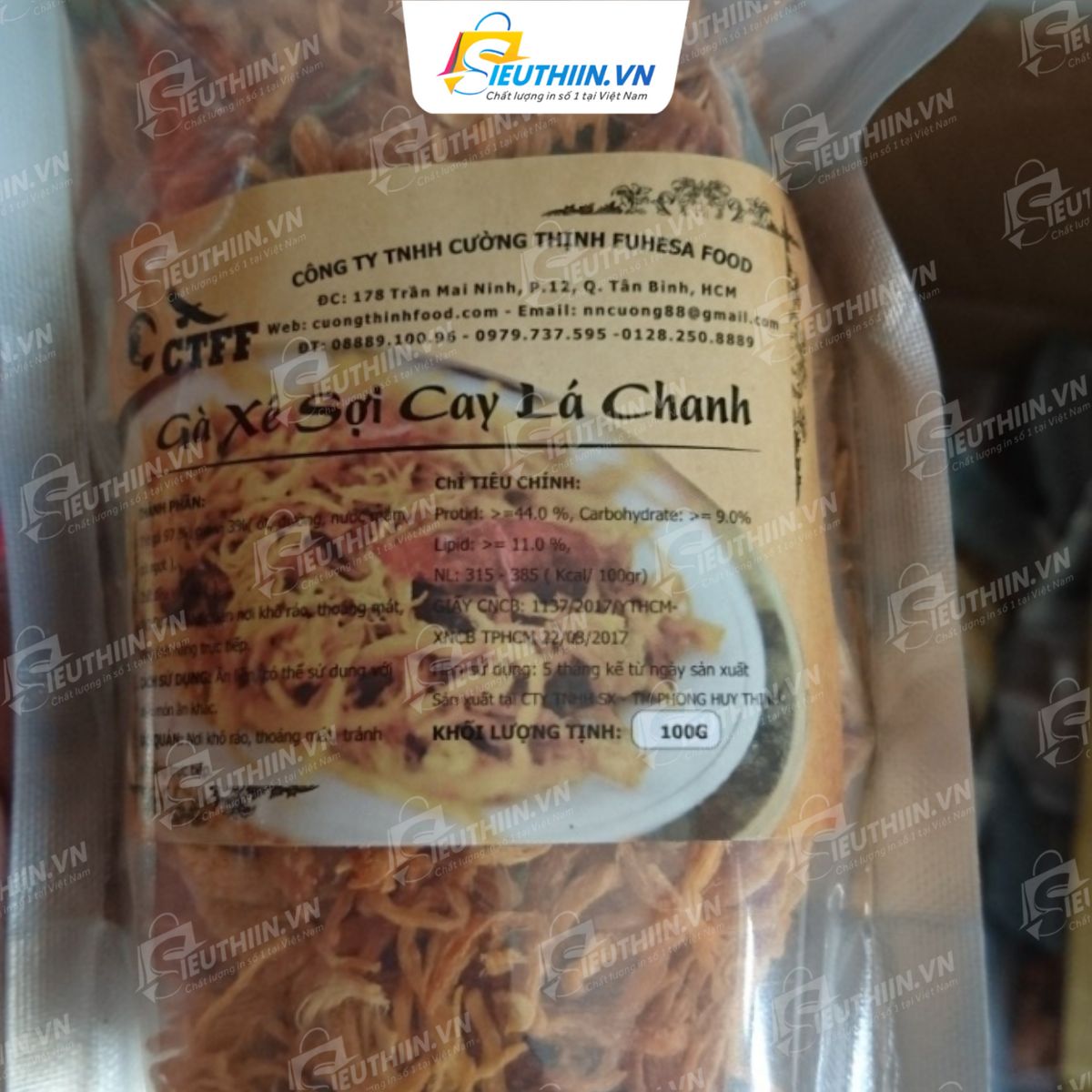 Tem nhãn khô gà đẹp, ấn tượng - 17