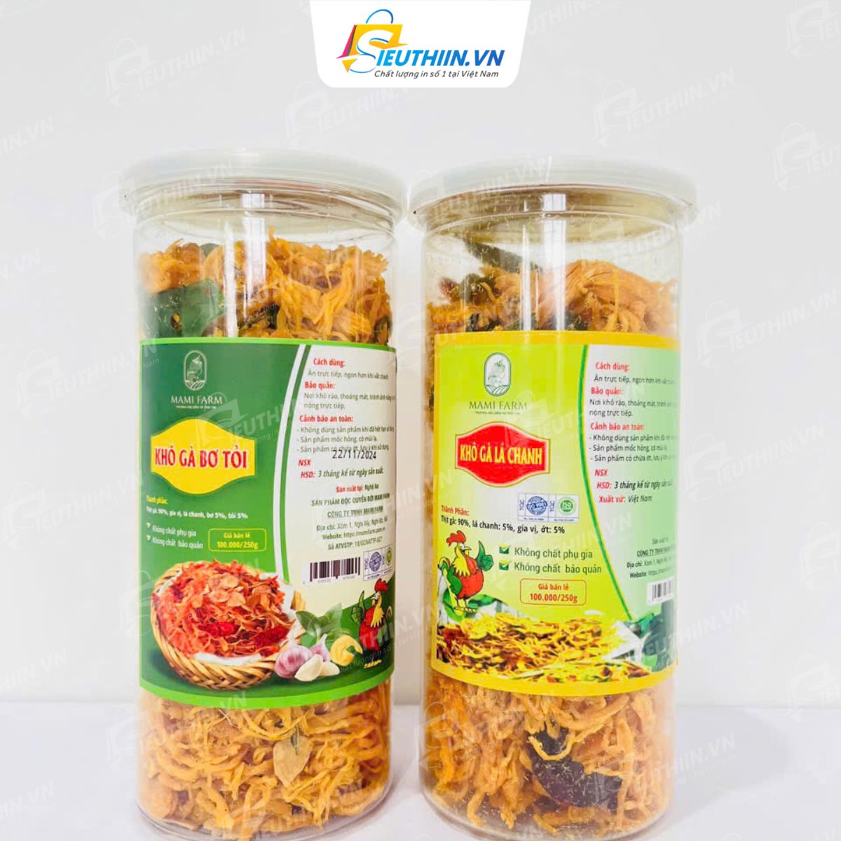 Tem nhãn khô gà đẹp, ấn tượng - 22