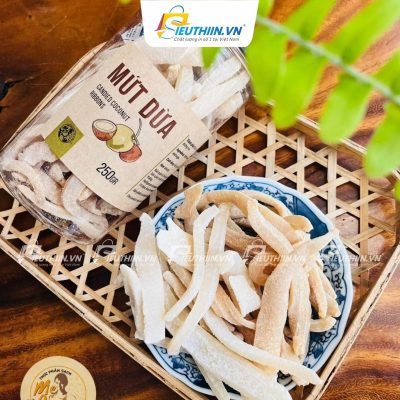 Tem mứt dừa bằng giấy