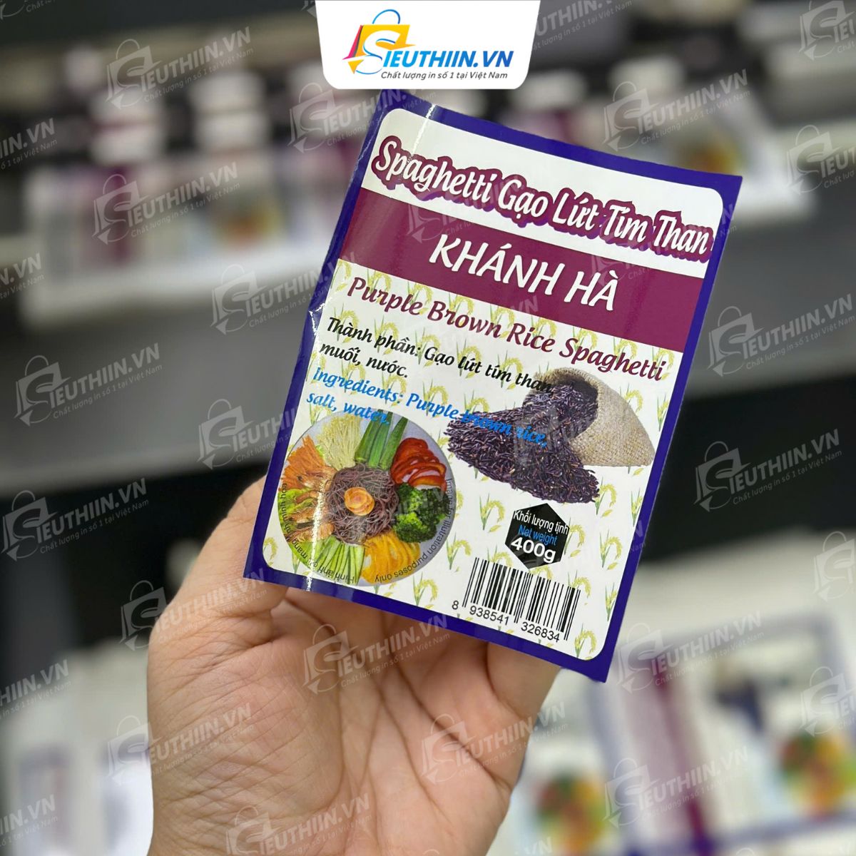 Tem nhãn gạo lứt