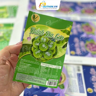 Tem nhãn bánh da lợn ấn tượng