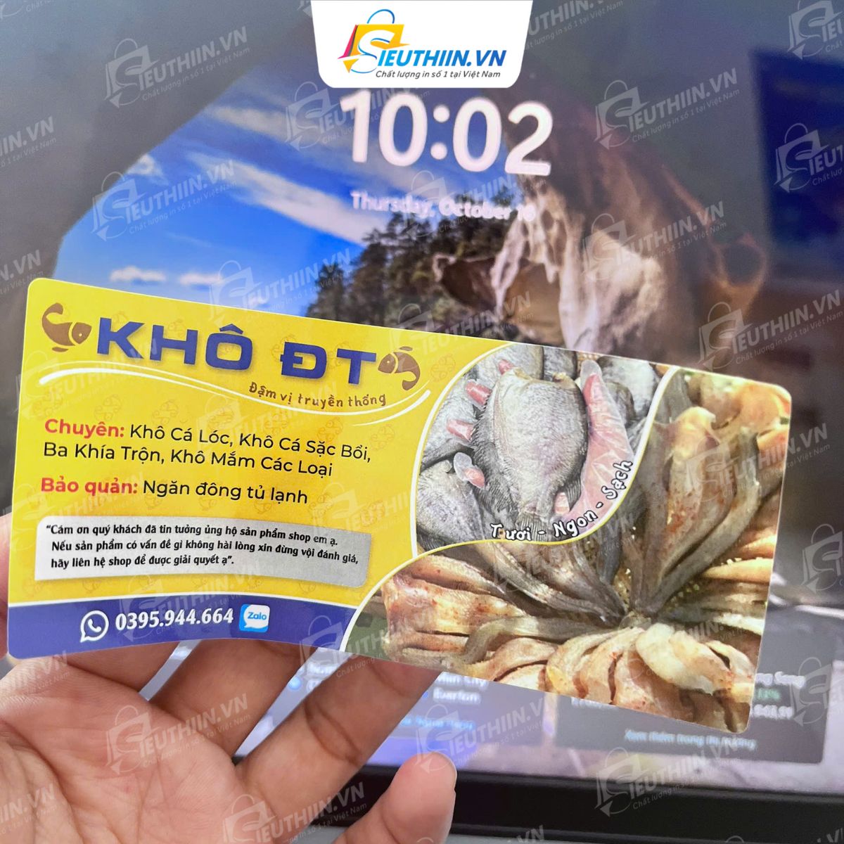 Tem thực phẩm khô